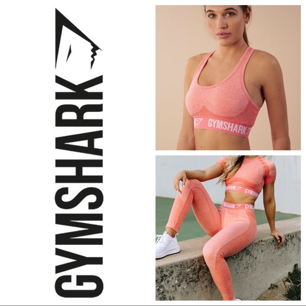 Gymshark Flex Set: Peach Coral